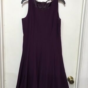 Calvin Klein Deep Purple Midi Dress